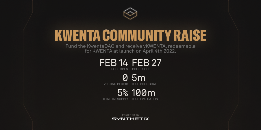 Kwenta Community Raise